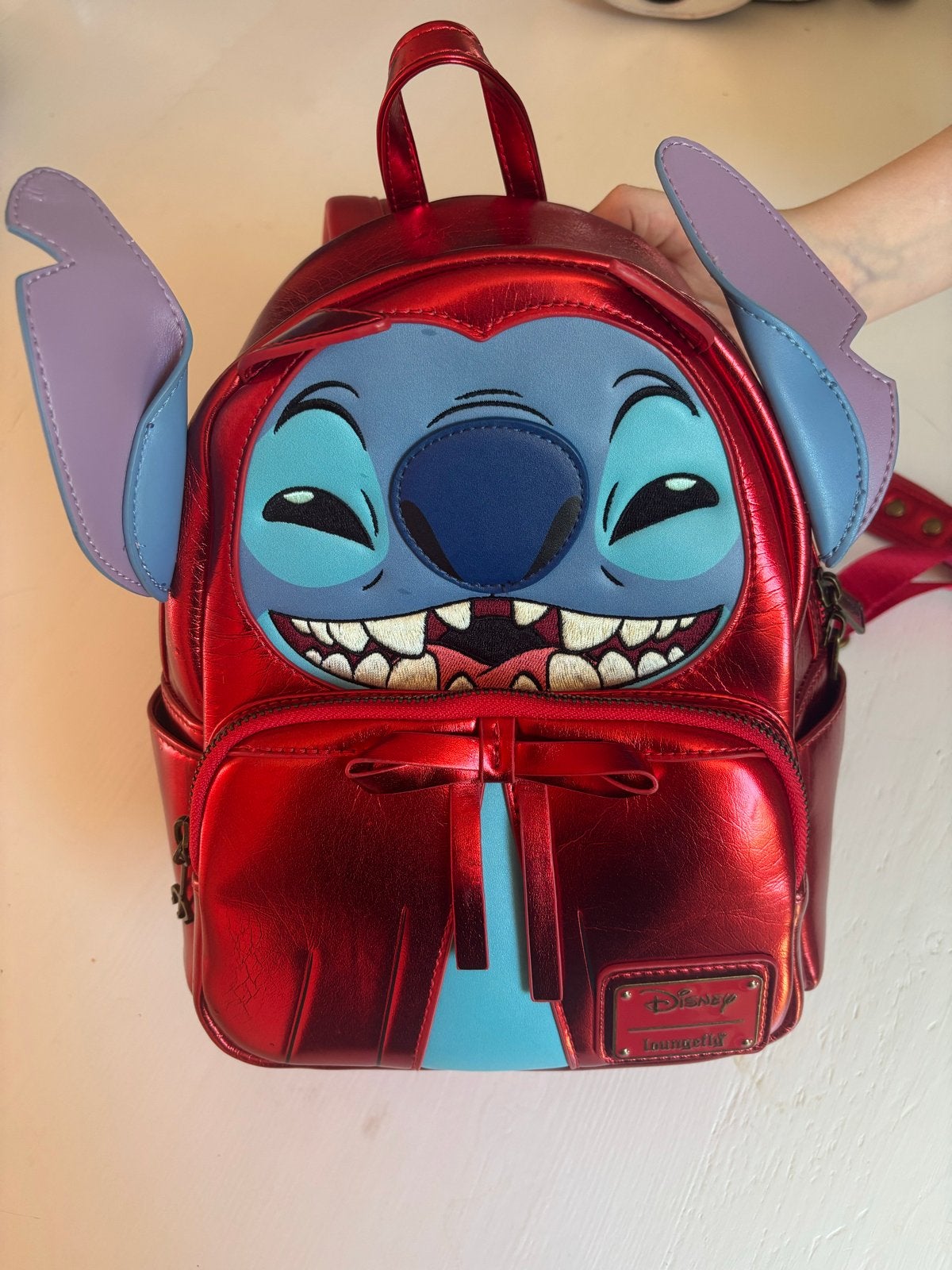 Loungefly Disney Stitch Devil Mini Rugzak, Ophalen, Minder dan 30 cm, Disney of Dora, Minder dan 25 cm