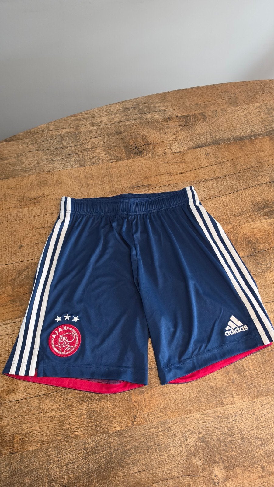 Ajax Uitshort 2020/2021 Adidas - Maat M - Origineel, Sport en Fitness, Maat M, Ophalen of Verzenden, Zo goed als nieuw, Shirt