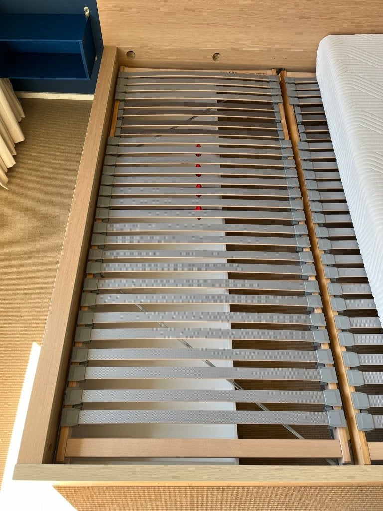 Leirsund lattenbodems 90x200 (IKEA), Ophalen, 90 cm, Tweepersoons, Zo goed als nieuw