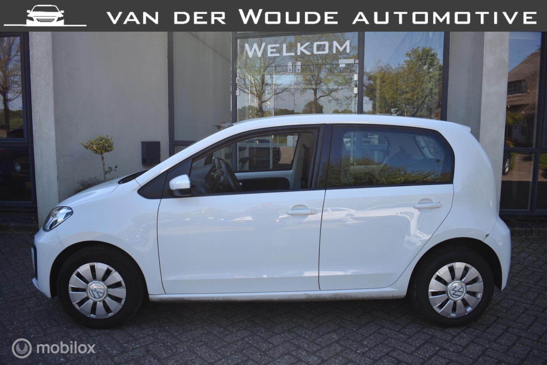 Volkswagen Up! 1.0 2020|5DRS,|Airco|Elekt,pakket|1e Eig., Auto's, Voorwielaandrijving, Stof, Wit, Origineel Nederlands