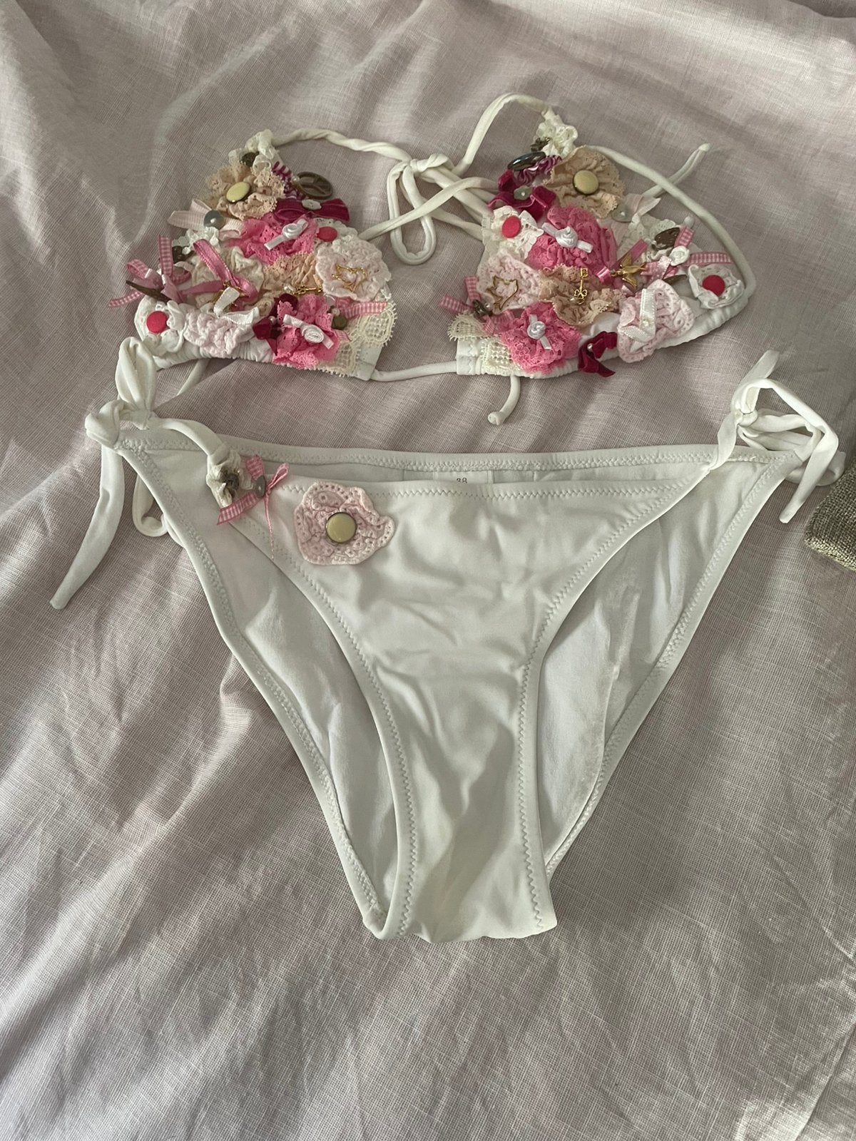 Bikini, Ophalen of Verzenden, Zo goed als nieuw, Wit, Bikini