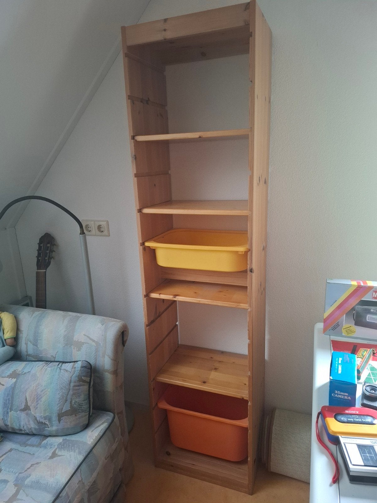 Ikea Houten opbergkast, Ophalen, Met plank(en), Minder dan 50 cm, Gebruikt