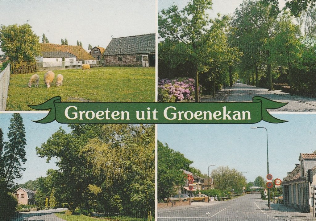 GROENEKAN Boerderij Dorpsgezichten Groeten, Verzamelen, Ansichtkaarten | Nederland, Verzenden, 1980 tot heden, Ongelopen, Utrecht
