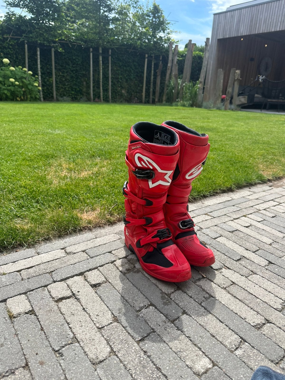 Alpinestars croslaarzen tech 7 maat 43, Motoren, Ophalen, Tweedehands, Laarzen