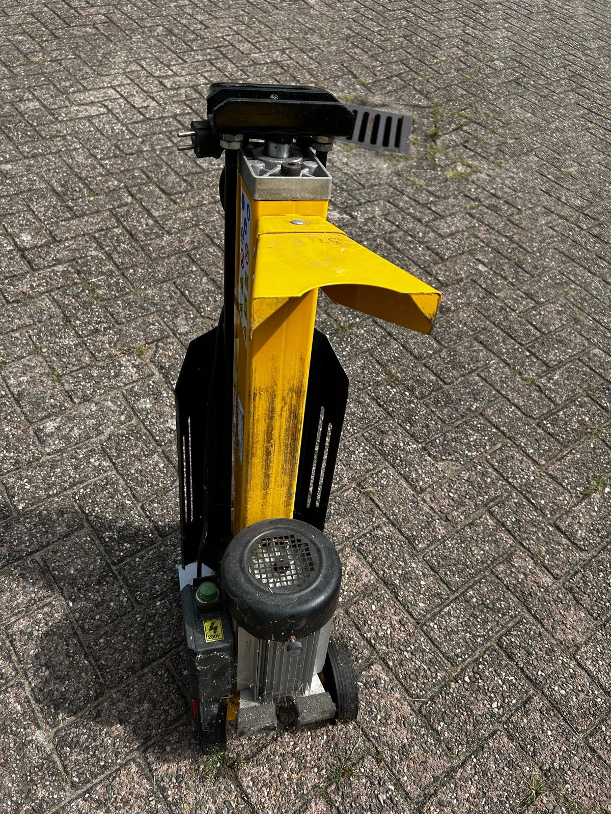 Elektrische Houtklover 5 ton, Tuin en Terras, Ophalen, Gebruikt, Elektrisch, Staand
