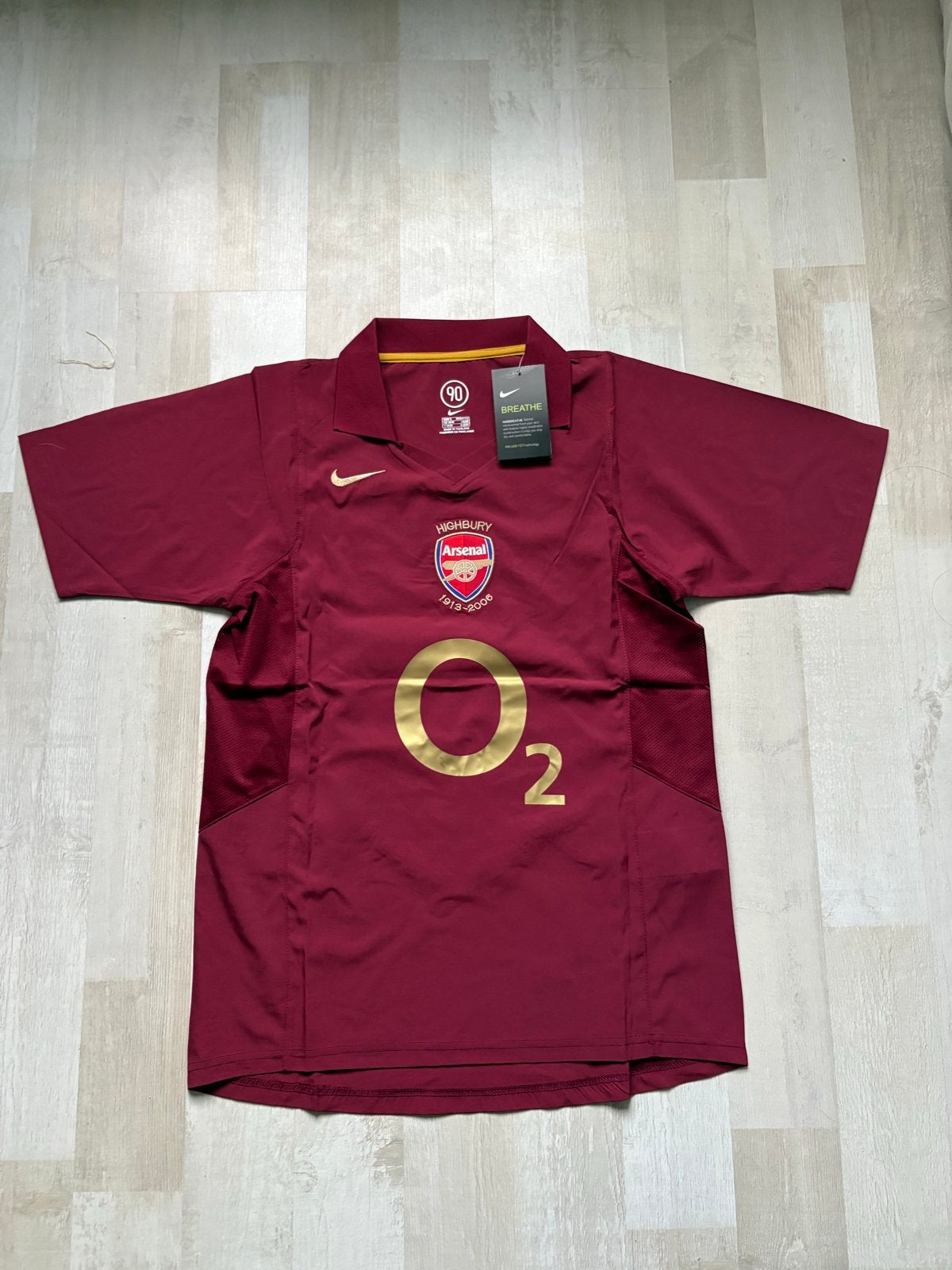 Arsenal Retro Thuisshirt 2006/2007 Thierry Henry, maat s, Maat S, Ophalen of Verzenden, Zo goed als nieuw, Shirt