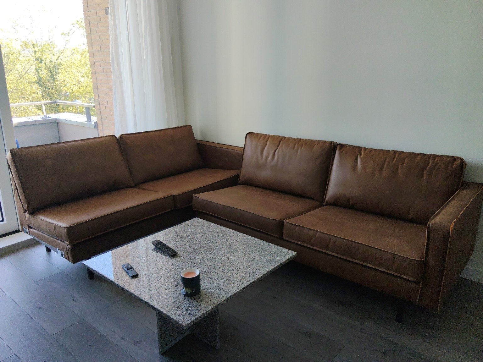 BePureHome Rodeo - Cognac kunstleer, Ophalen, Modern, Industrieel, Leer, Zo goed als nieuw