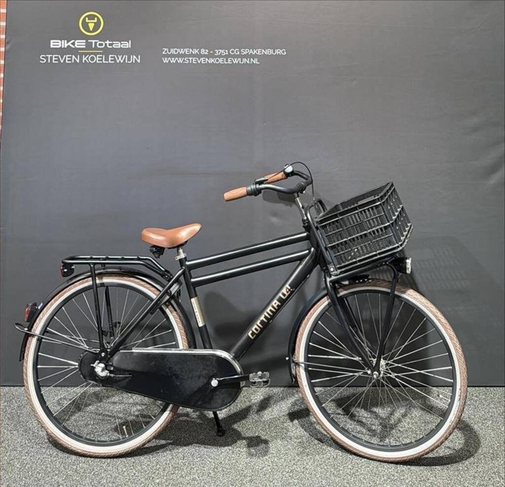 Cortina U4 Mini J46 3V Jeugdfietsen jet black matt 3 versn, Ophalen, Gebruikt, 26 inch of meer, Versnellingen