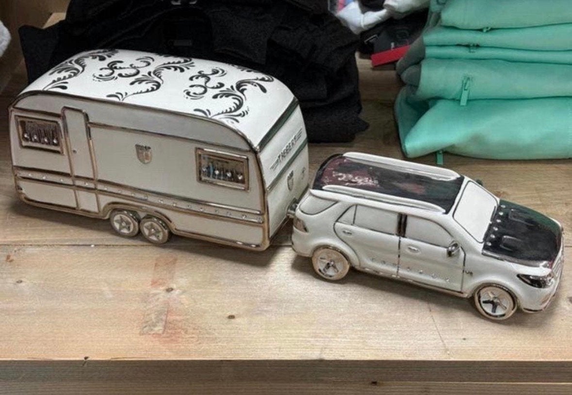 Capodimonte Mercedes ML met Tabbert caravan - Nieuw, Ophalen of Verzenden
