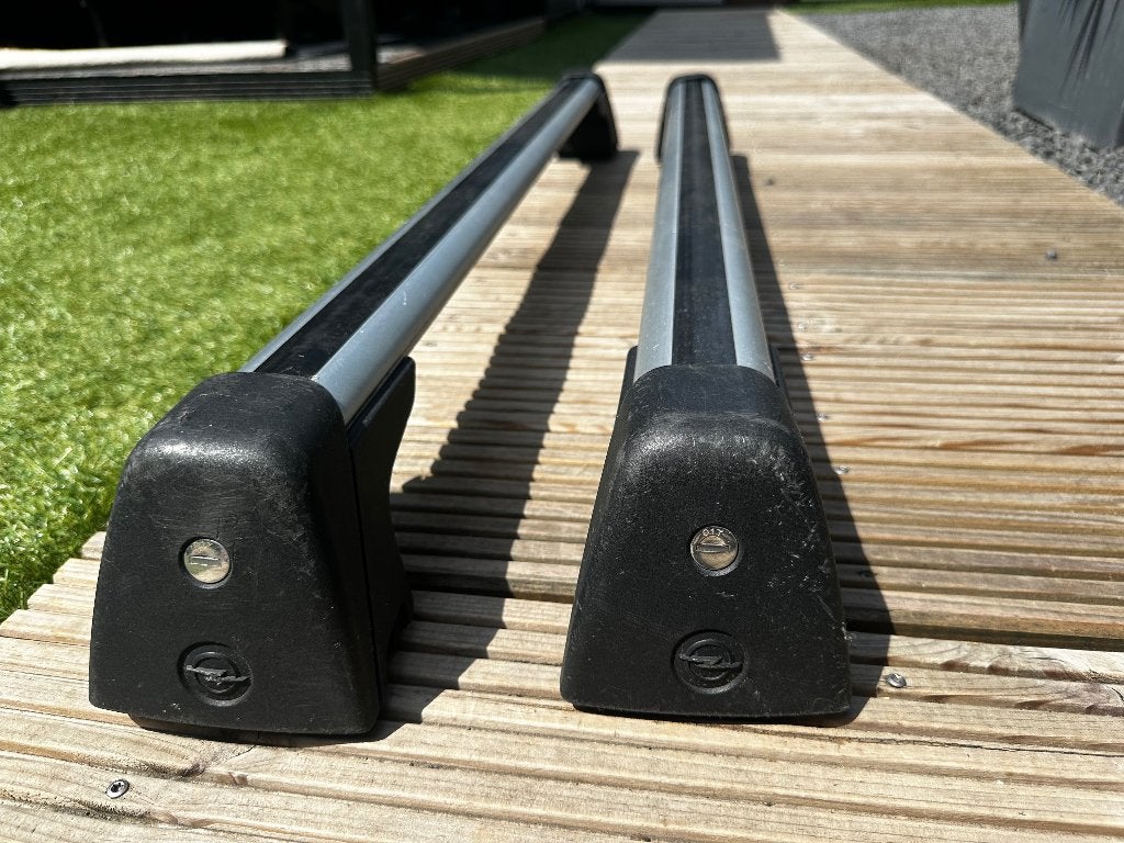 Originele Opel Astra J dakdragers / dakdrager set compleet, Auto diversen, Dakdragers, Ophalen, Gebruikt