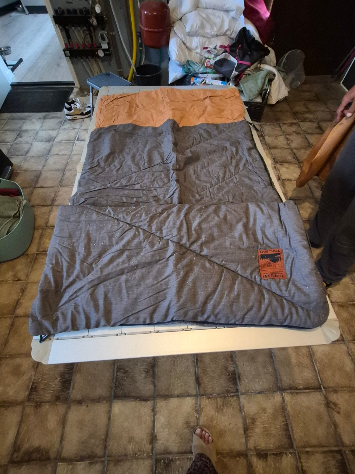 2x Quechua zomerslaapzakken 80x200 voor Camping, Ophalen, Gebruikt