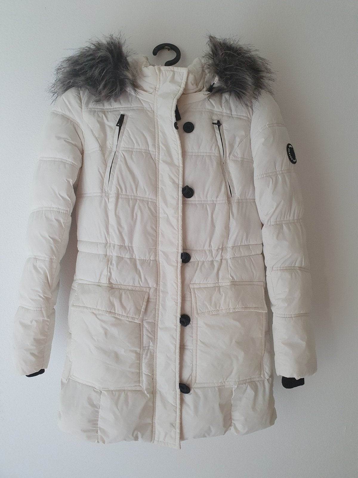 winterjas dames Only wit maat S, Kleding | Dames, Only, Wit, Ophalen of Verzenden, Zo goed als nieuw
