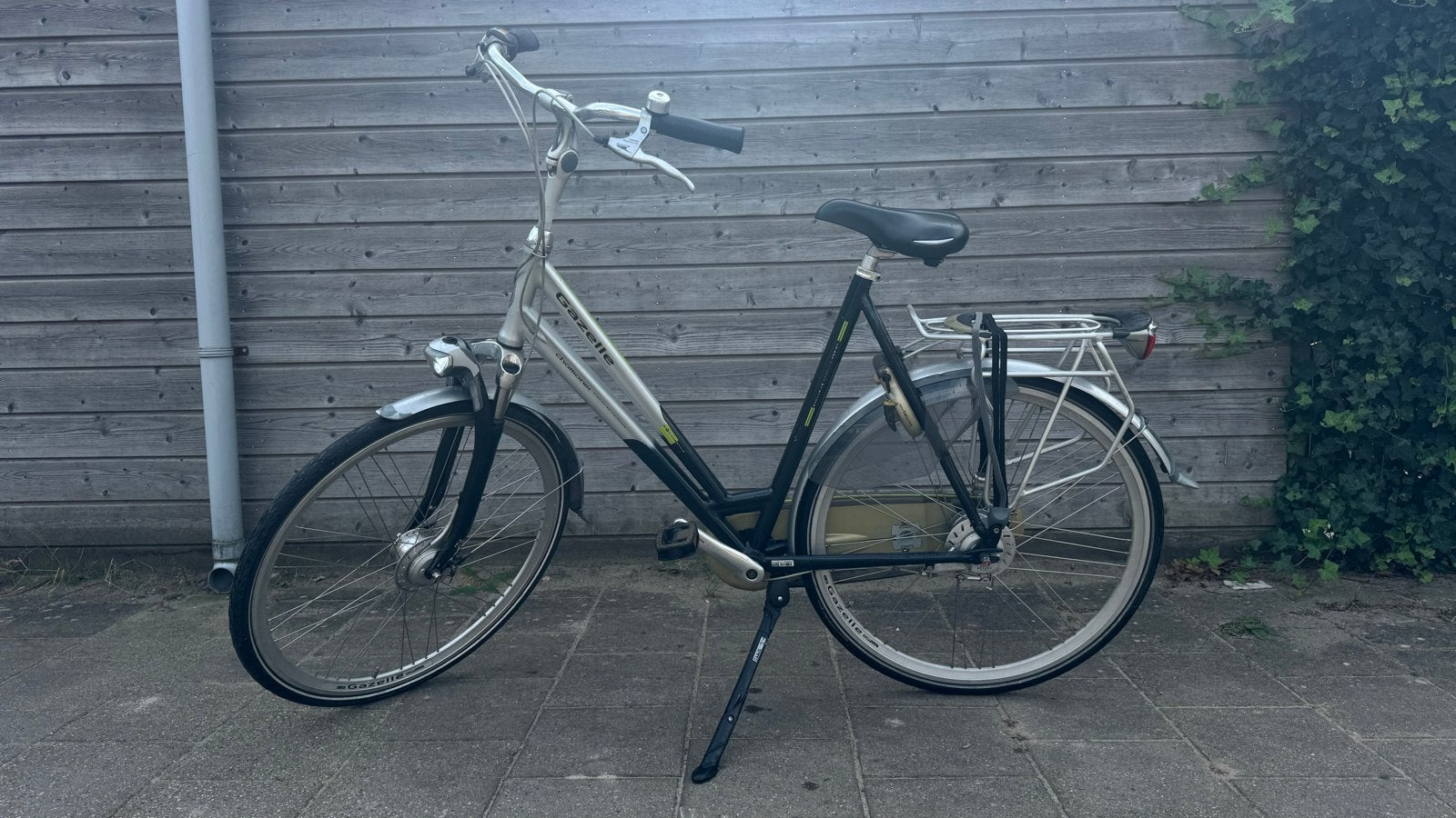 Gazelle Chamonix stadsfiets 61 cm - 8 versnellingen, Fietsen en Brommers, Ophalen, Gebruikt, Velgrem, Versnellingen