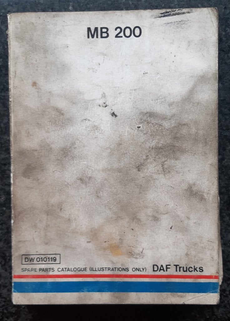 DAF MB 200 INSTRUCKTIEBOEK., Ophalen of Verzenden