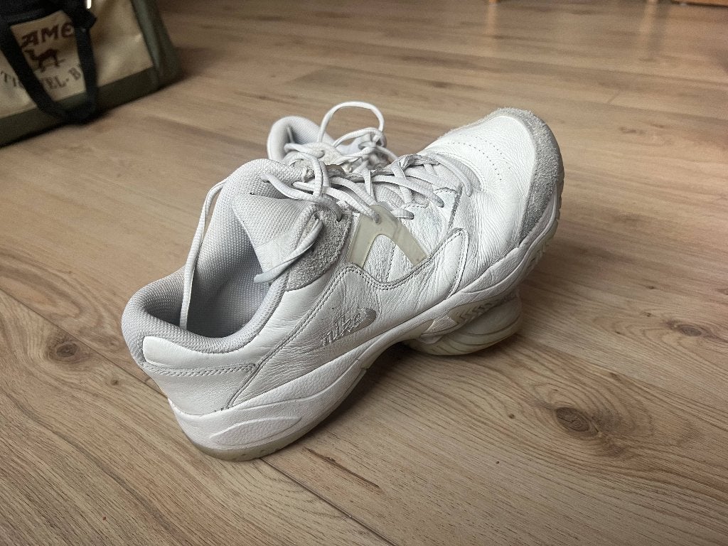 Nike Court Lite II wit | Maat 45.5, Nike, Ophalen of Verzenden, Gedragen, Wit