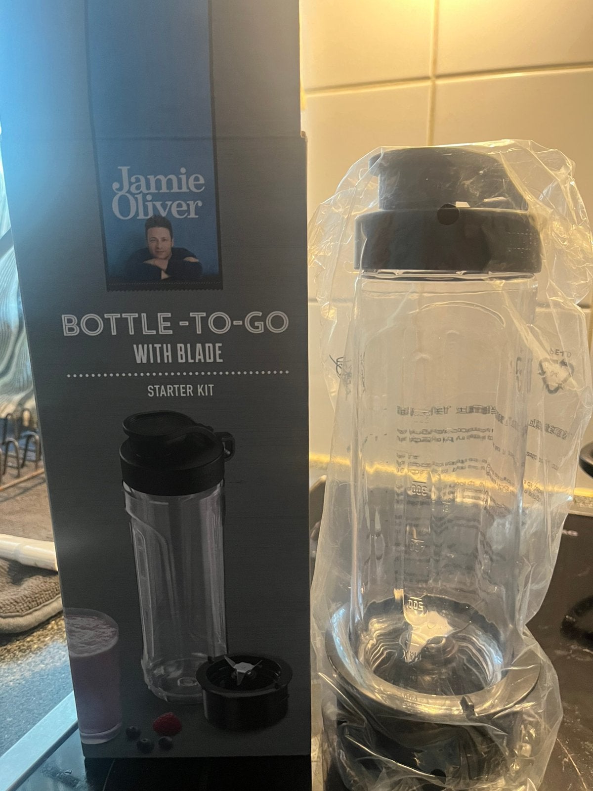 Jamie oliver bottle to go NIEUW in doos, Ophalen of Verzenden, Nieuw, Blender to go