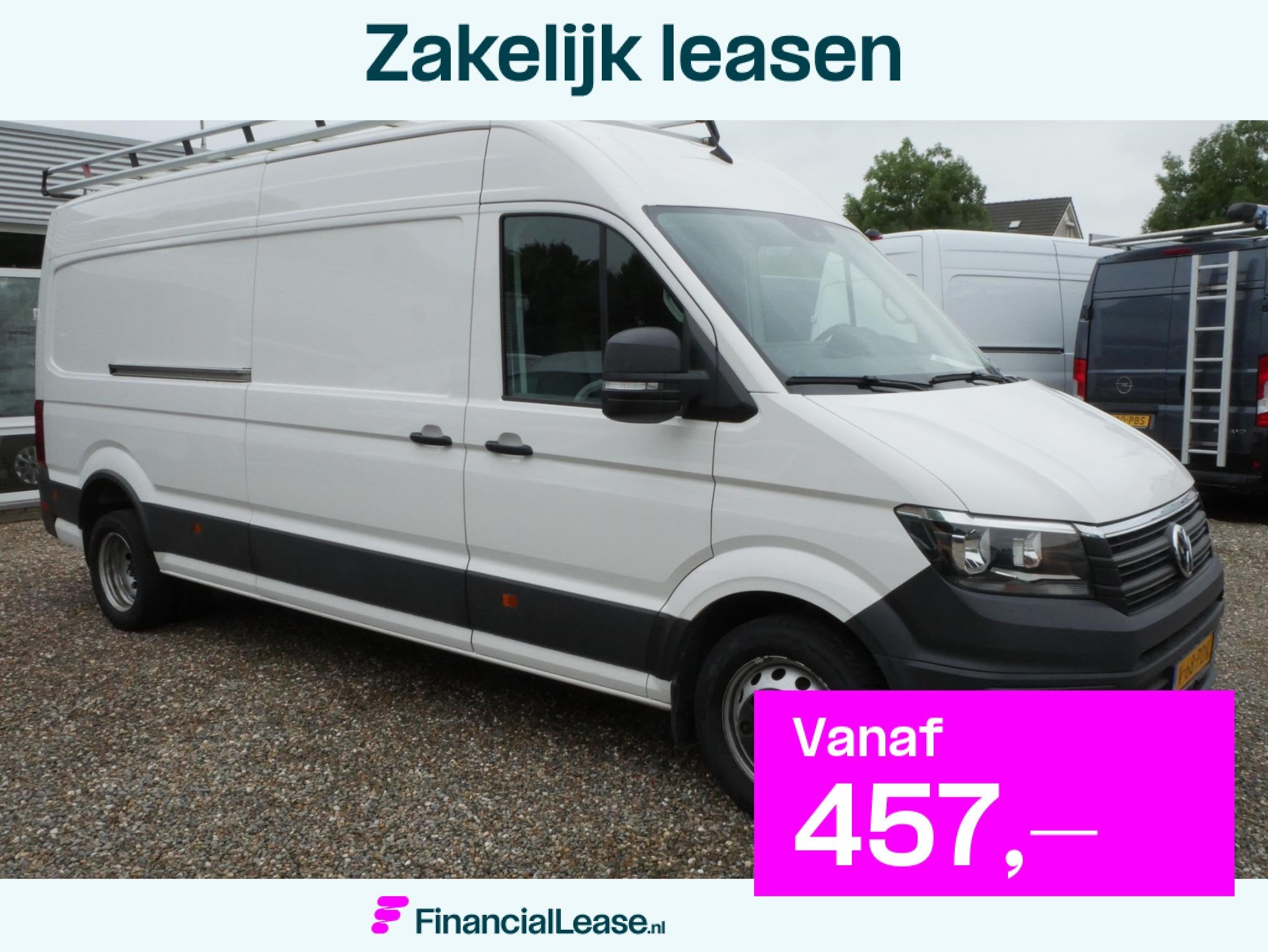 Volkswagen Crafter 2.0TDI 177PK L4H2 AUTOM AC Imp 3-zits 3.5, Automaat, Gebruikt, 4 cilinders, Volkswagen