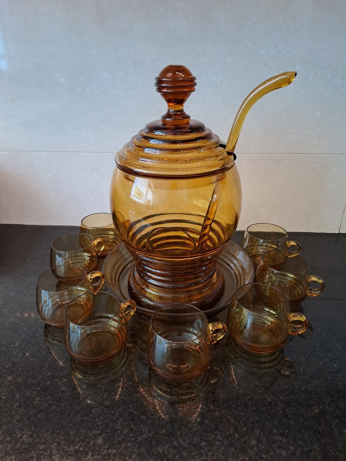 TE KOOP JAREN 50 BOWLSET, Ophalen