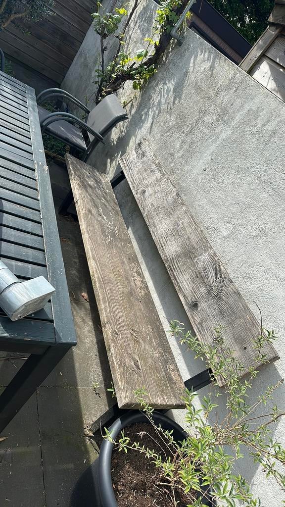 Tuinbank 2 meter lang, Ophalen of Verzenden, Gebruikt, Hout