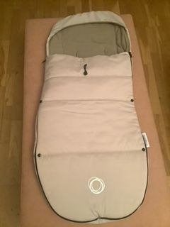 Bugaboo voetenzak buggy kinderwagen kleur zand, Ophalen, Zo goed als nieuw, Voetenzak