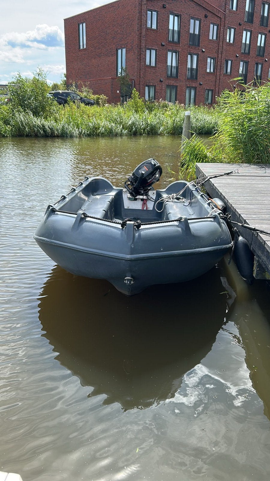 Mooie whaly 3.70 met mooie 9.9  viertakt motor, Watersport en Boten, Vis- en Consoleboten, Ophalen