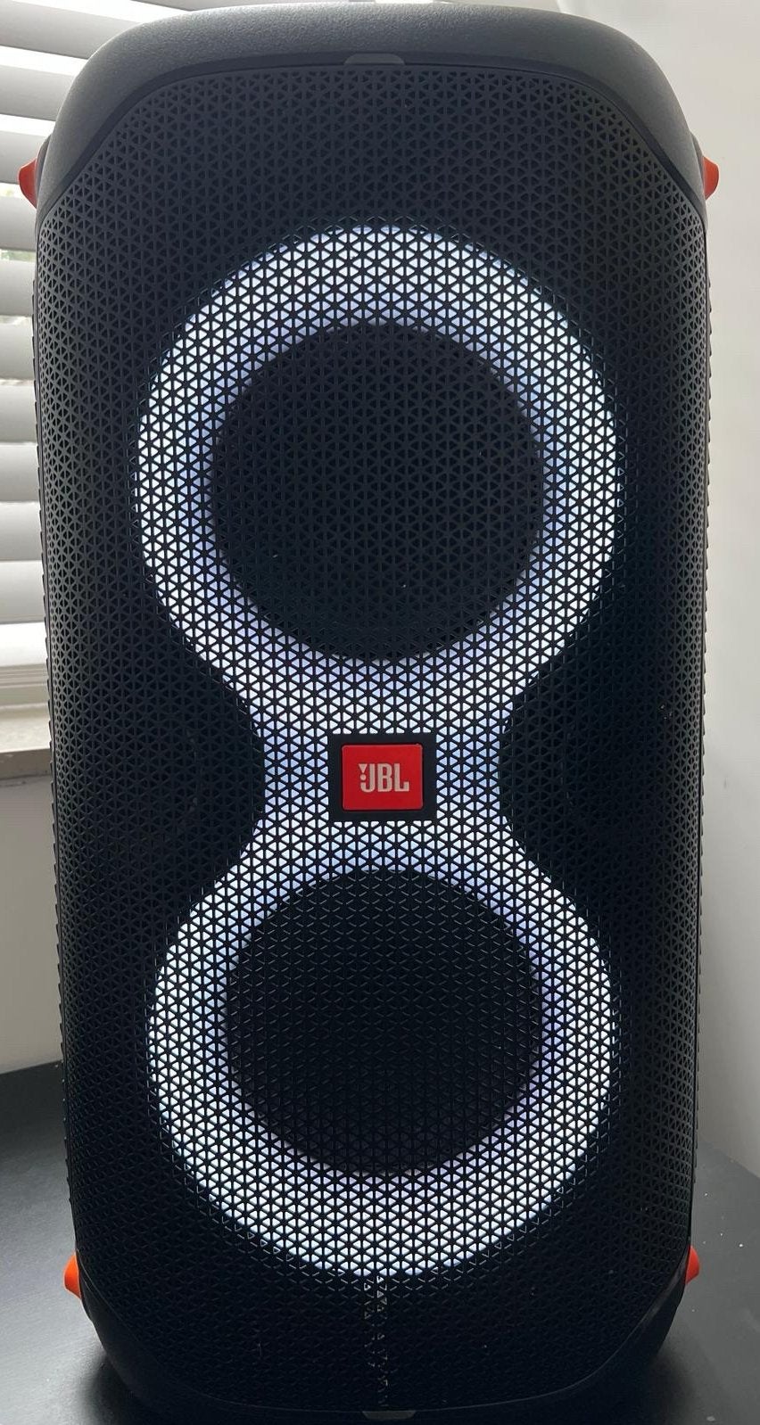 JBL PartyBox 110 - Krachtige Party Speaker met Lichteffecten, Audio, Tv en Foto, JBL, Party speaker, Zo goed als nieuw, Bluetooth