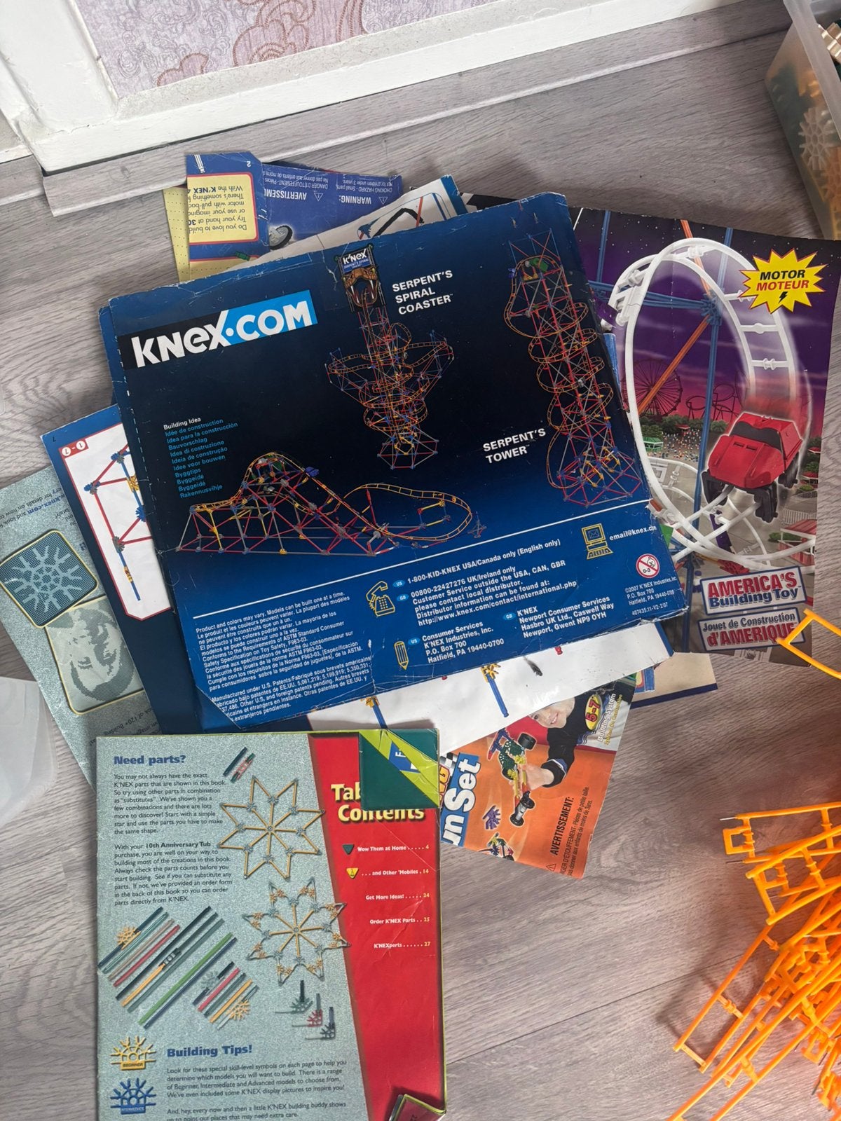 Knex speelgoed achtbanen kermis, Ophalen of Verzenden, Zo goed als nieuw, K'nex
