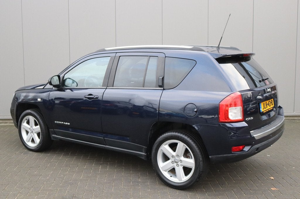 Jeep Compass 2.1 CRD Limited Leder/Stoelverwarming/Cruise-co, Auto's, Voorwielaandrijving, Euro 5, Gebruikt, Huisgarantie