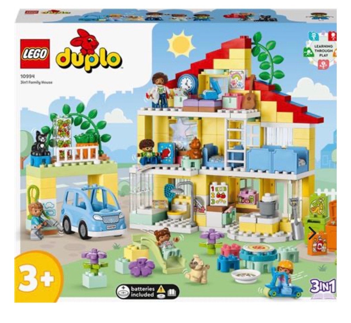 LEGO Duplo 10994 3-in-1 Familiehuis - Nieuw in doos, Ophalen, Nieuw, Duplo, Complete set
