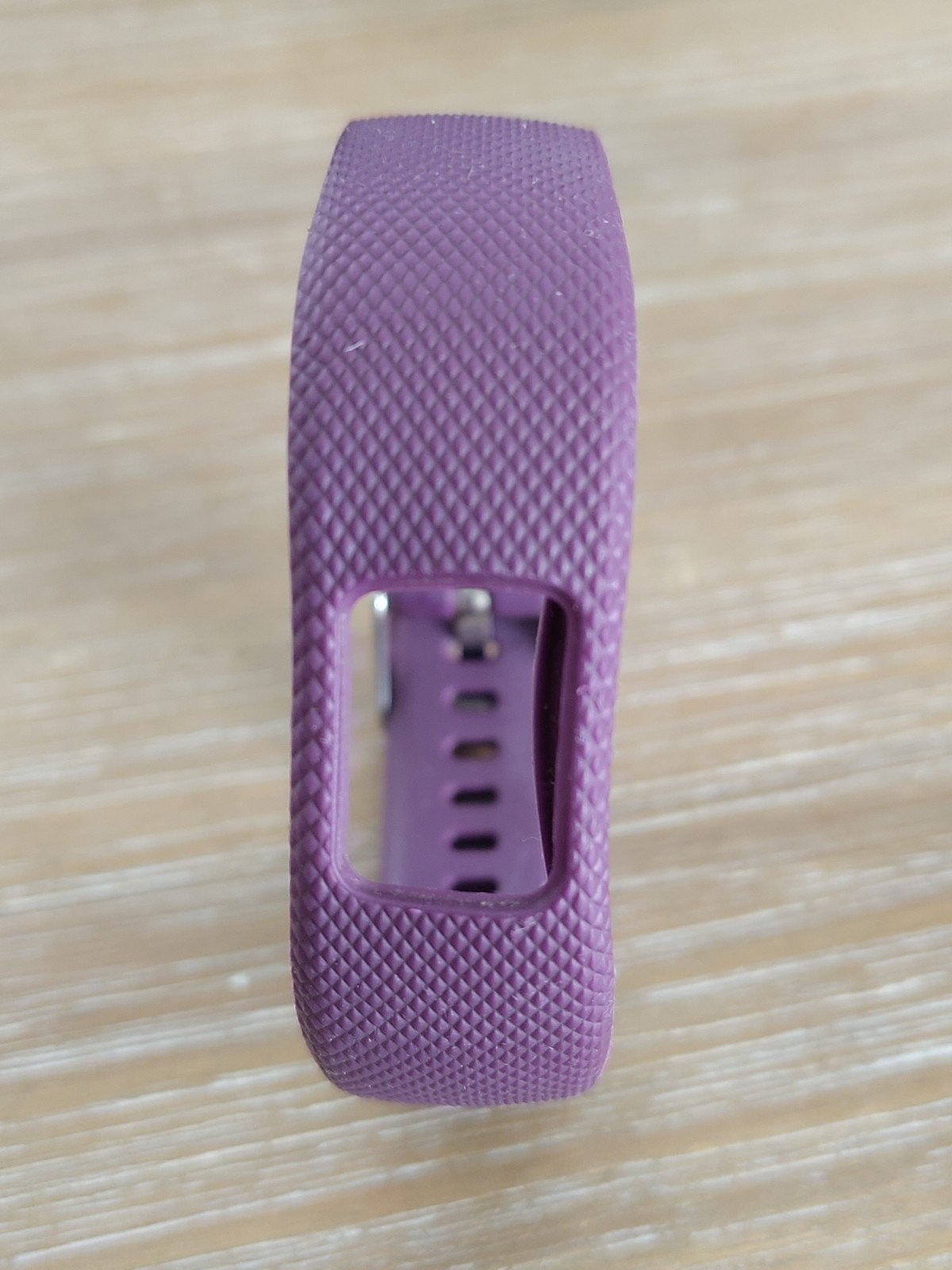 Paars siliconen horlogebandje Garmin vivofit, Onbekend, Paars, Ophalen of Verzenden, Zo goed als nieuw
