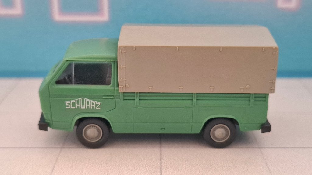 Roco 1:87 Volkswagen T3 Pick-up Schwarz Bau, Ophalen of Verzenden, Gebruikt, Auto, Roco