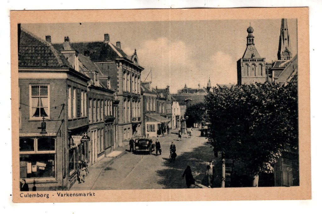 Culemborg Varkensmarkt, Ophalen of Verzenden, 1920 tot 1940, Ongelopen