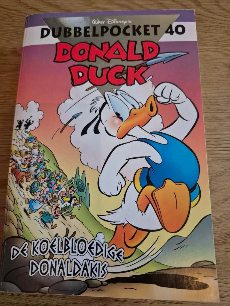 Donald Duck Dubbelpocket 40 - De Koelbloedige Donaldakis, Gelezen, Ophalen of Verzenden, Walt Disney, Eén stripboek