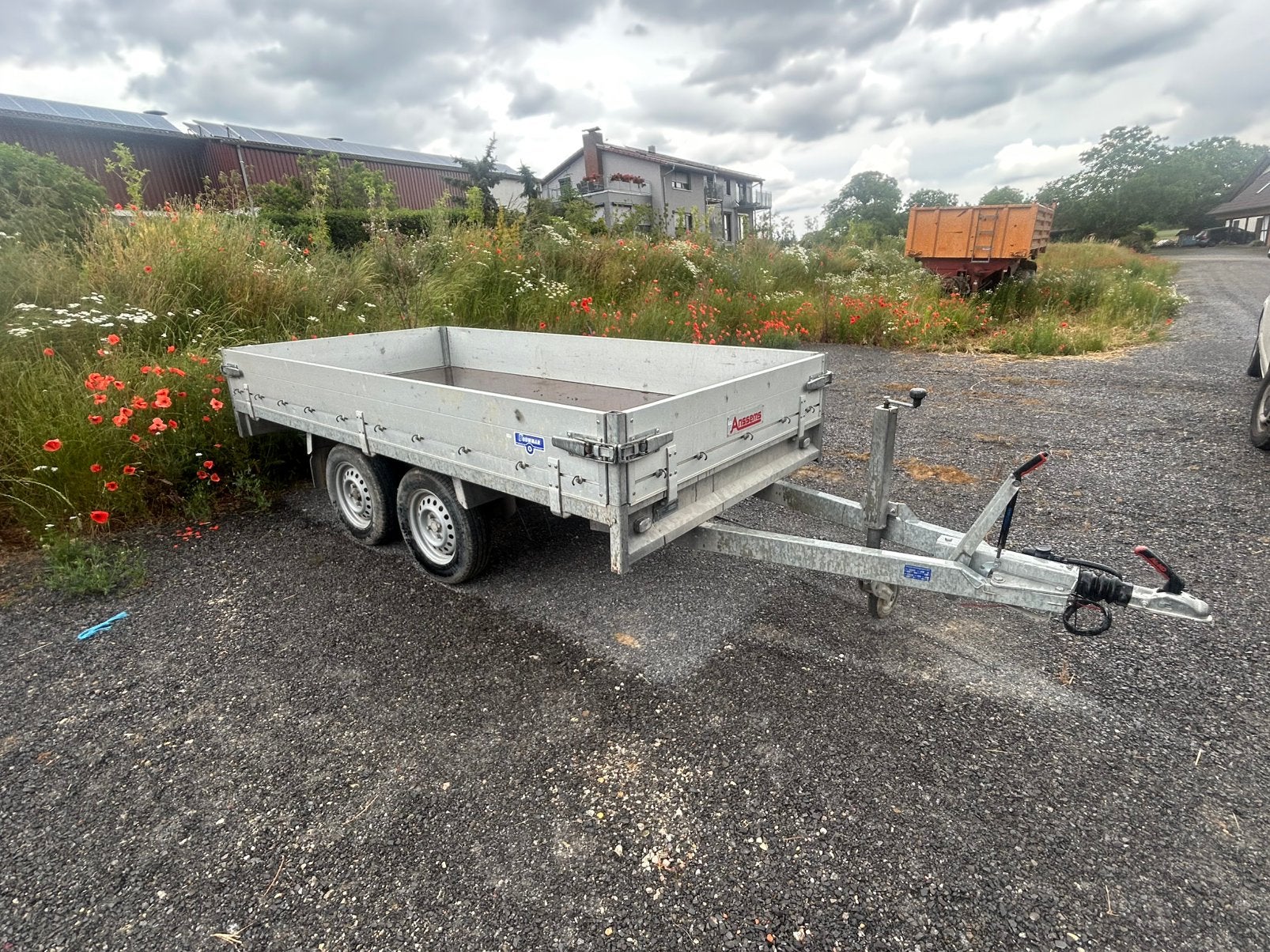 Aanhanger/ ANSSEMS PSX 2000 PLATEAUWAGEN 305X153CM, Auto diversen, Aanhangers en Bagagewagens, Ophalen, Zo goed als nieuw