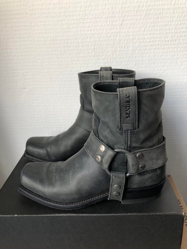 Sendra Pete Bikerboots Maat 37, Ophalen of Verzenden, Gedragen, Zwart, Lage of Enkellaarzen