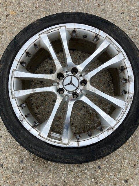 Mercedes Vito lichtmetalen velgen met winterbanden, Auto-onderdelen, Banden en Velgen, Ophalen, Velg(en), 16 inch, Winterbanden