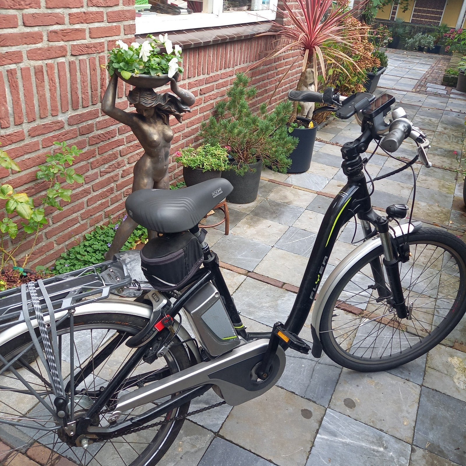 Heerlijke Flyer e-bike met recente servicebeurt, Overige merken, Gebruikt, Ophalen of Verzenden, 51 tot 55 cm