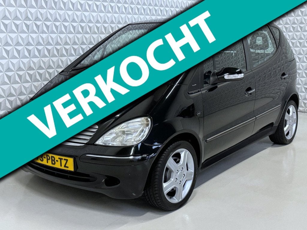 Mercedes-Benz A-klasse 190 Avantgarde Lang Piccadilly (2004), 125 pk, Gebruikt, Zwart, 4 cilinders