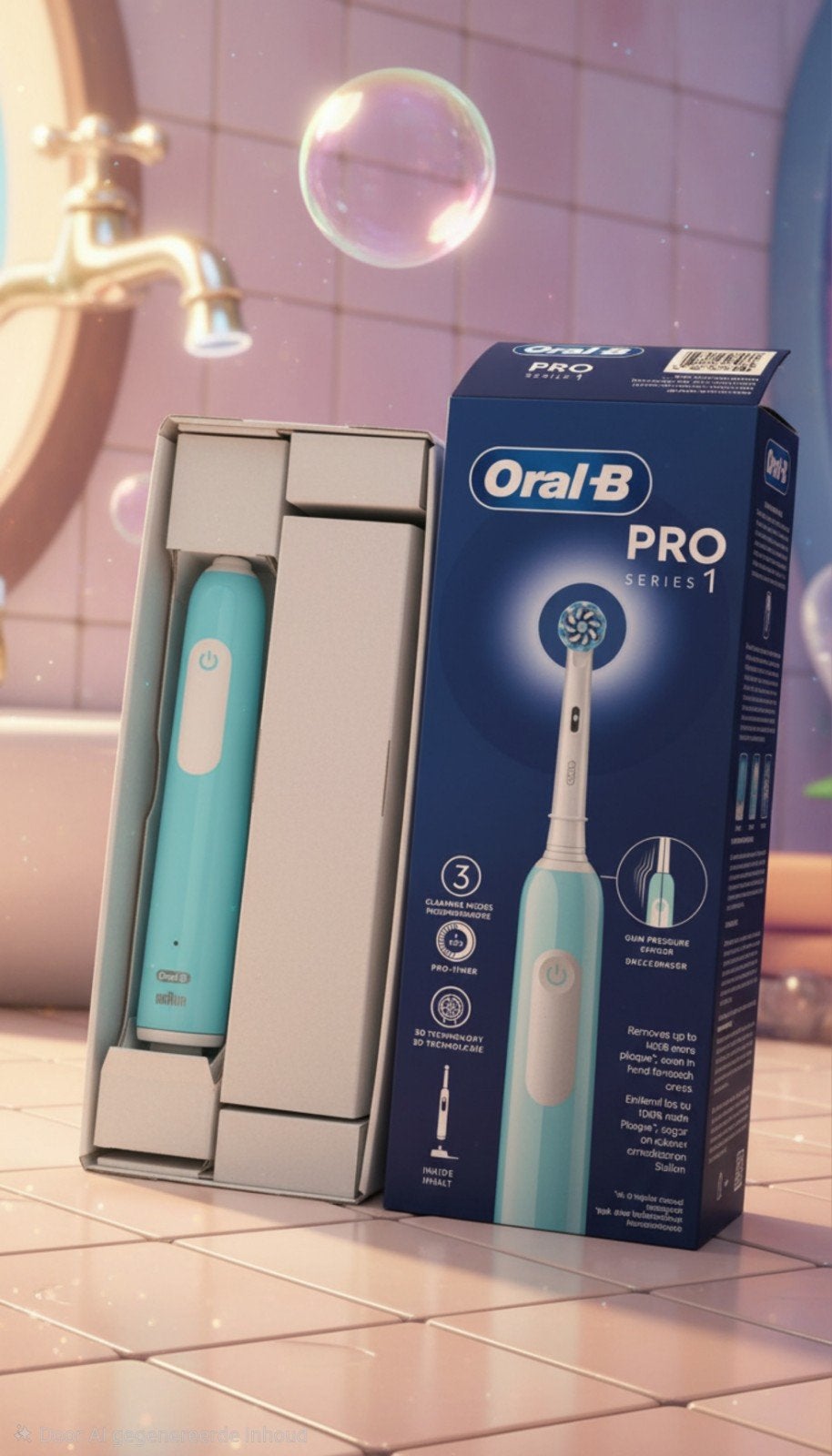 Nieuw  Oral-B PRO Series1 Elektrische Tandenborstel - Carib, Ophalen of Verzenden, Nieuw, Tandenborstel