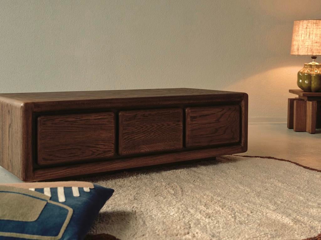 BUTTER CHUNKS - midcentury/brutalistisch/japandi salontafel, Huis en Inrichting, Tafels | Salontafels, Ophalen, 50 tot 100 cm