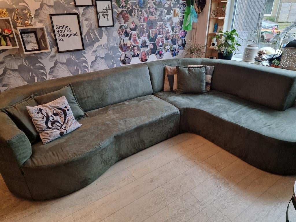 Tof bankstel, Ophalen of Verzenden, Zo goed als nieuw, Stof