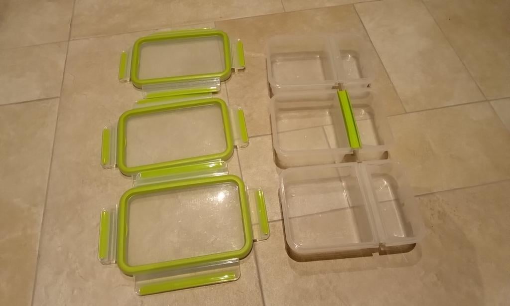3 pakjes voor yoghurt met muesli apart, Ophalen of Verzenden