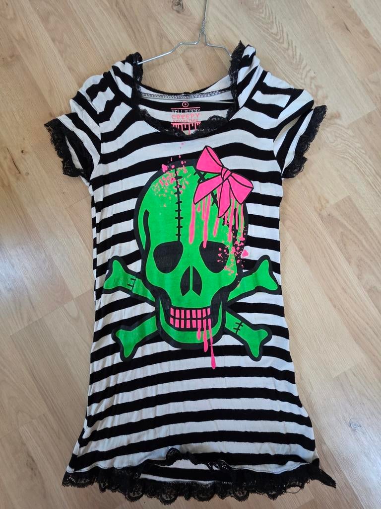 Hell Bunny Jurkje Gothic Alternatief - Maat S, Kleding | Dames, Zwart, Ophalen of Verzenden, Hell Bunny, Maat 36 (S)