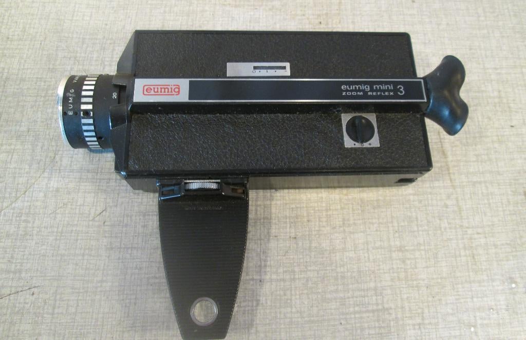 Retro 8mm Filmcamera - Eumig Mini 3, Ophalen of Verzenden, 1960 tot 1980, Filmcamera