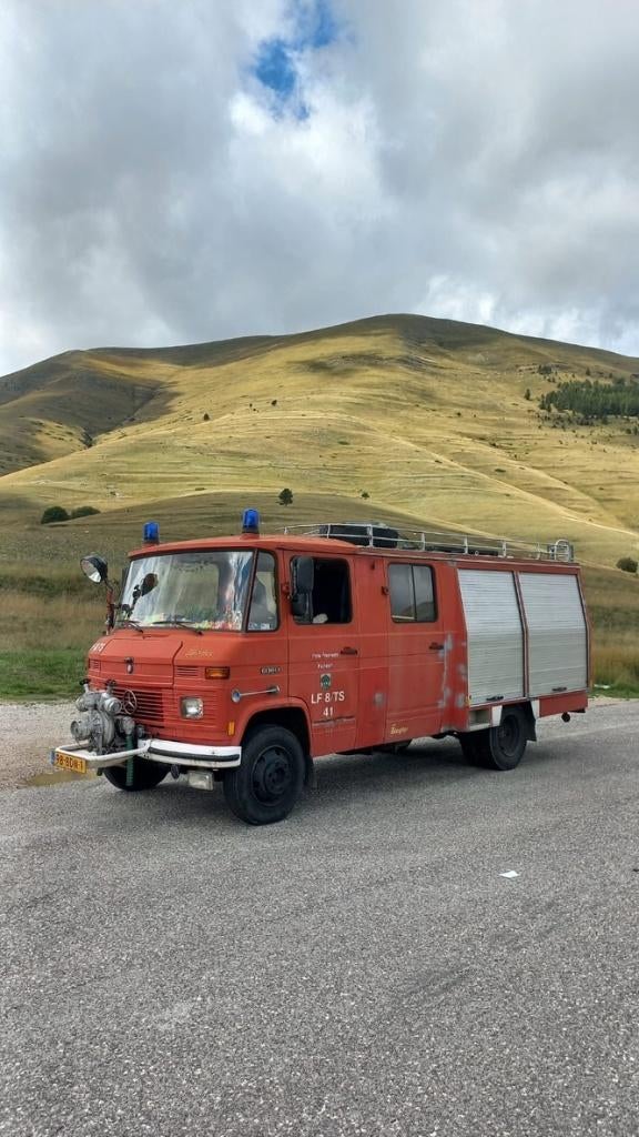 Camper bus Brandweer 1983 MB 608 D MRB en milieuvrij, Buscamper of Camperbus, Imperial, Tot en met 2, Particulier
