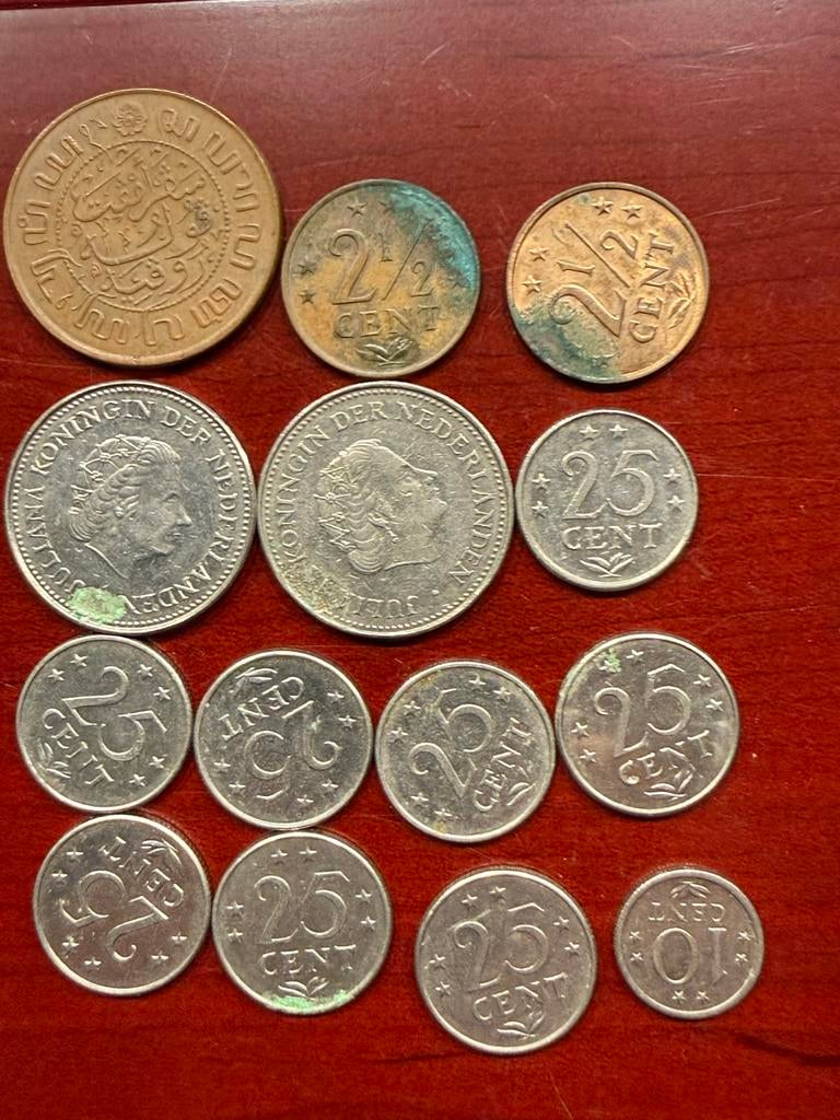 Collectie  Antilliaanse munten, Ophalen of Verzenden, Koningin Juliana, Overige waardes, Setje