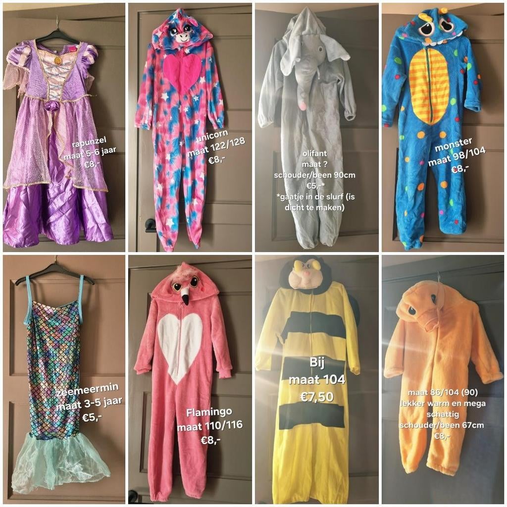 Carnavalskleding verkleedkleren carnaval, Kinderen en Baby's, Carnavalskleding en Verkleedspullen, Ophalen of Verzenden, 104 of kleiner