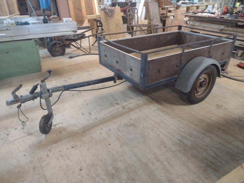Aanhangwagen bakmaat 165 x 100 x 20 cm, Auto diversen, Aanhangers en Bagagewagens, Ophalen, Zo goed als nieuw