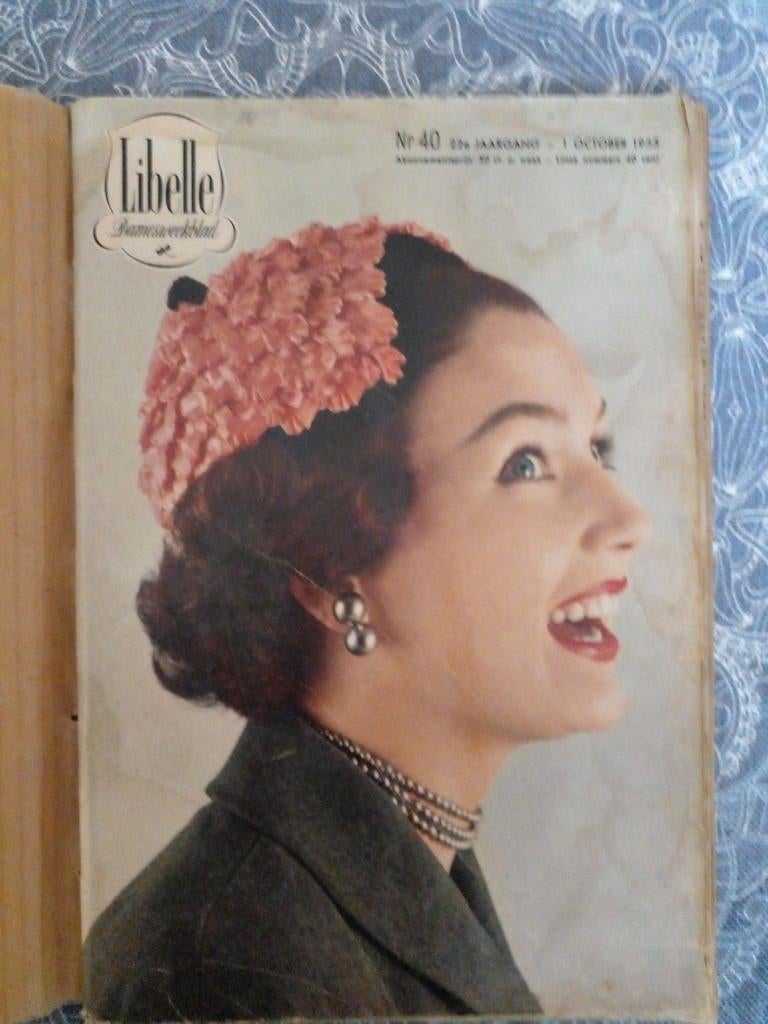 Libelle Damesblad - 1 Oktober 1955, Boeken, Tijdschriften en Kranten, Ophalen of Verzenden, Gelezen, Damesbladen