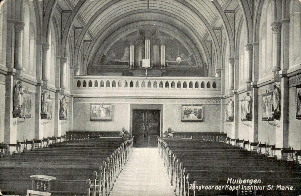 Huibergen - Kapel - Zangkoor Instituut St. Marie, Ophalen of Verzenden, Voor 1920, Ongelopen, Noord-Brabant